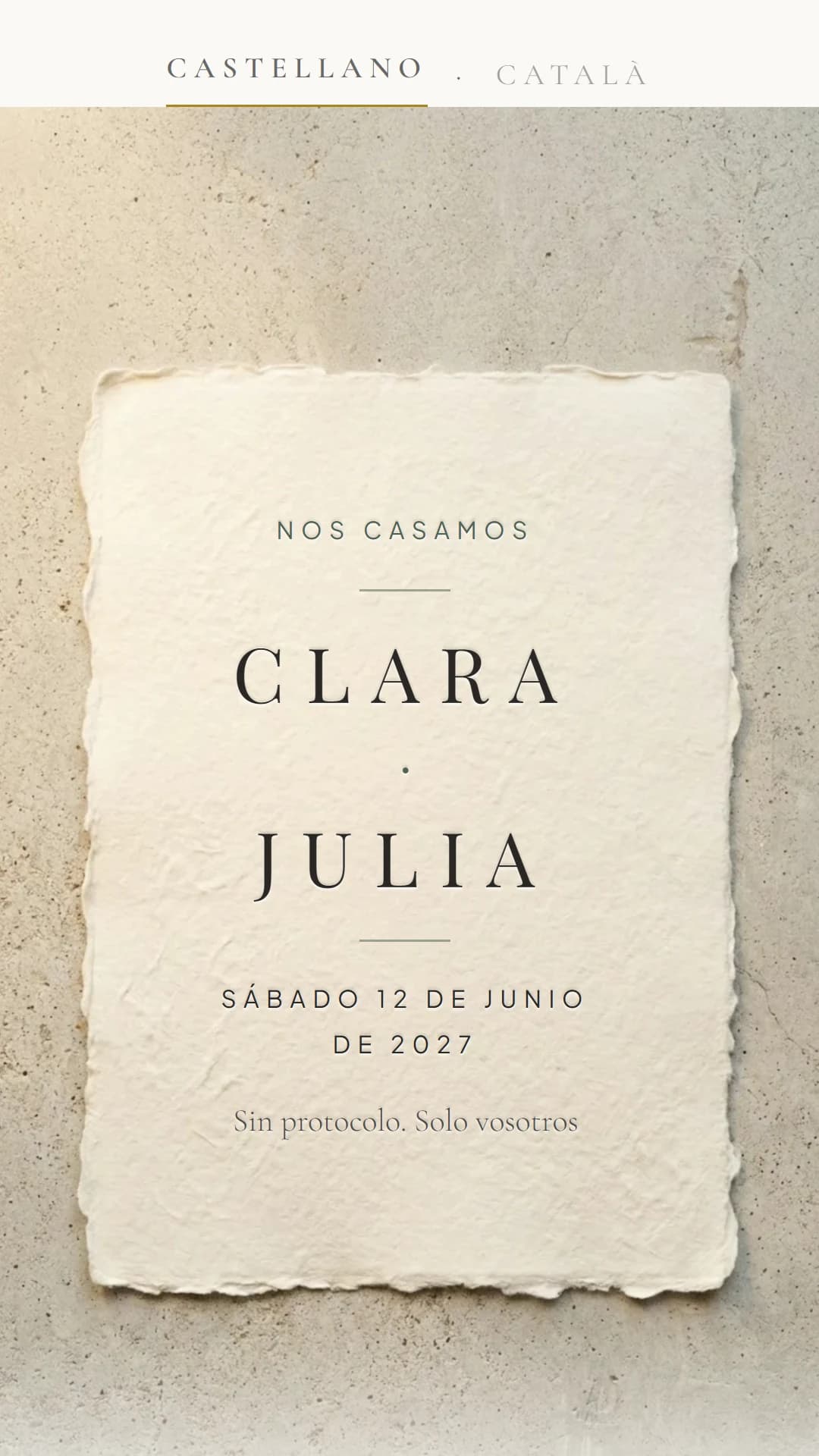 Portada del modelo Serena