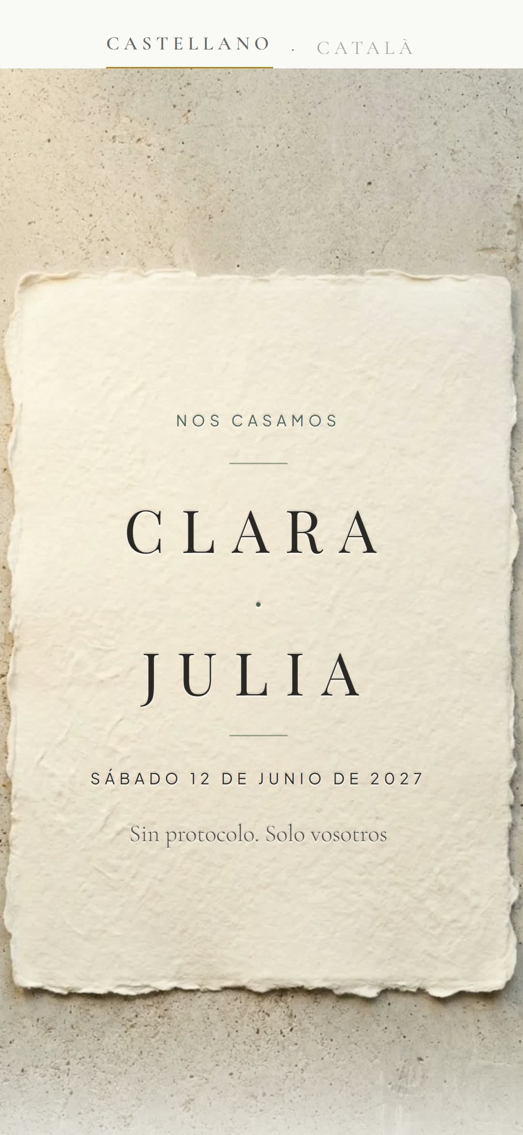 Portada del modelo Serena